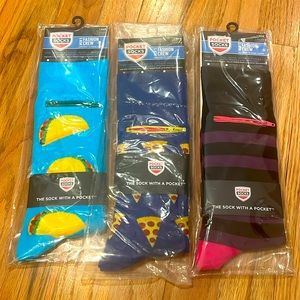 COPY - NWT Pocket socks size large